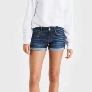 American Eagle Super Stretch Denim Midi Short NWOT